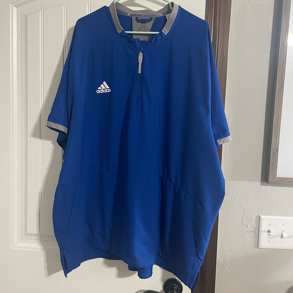 Men’s 3X Adidas Baseball Pull Over